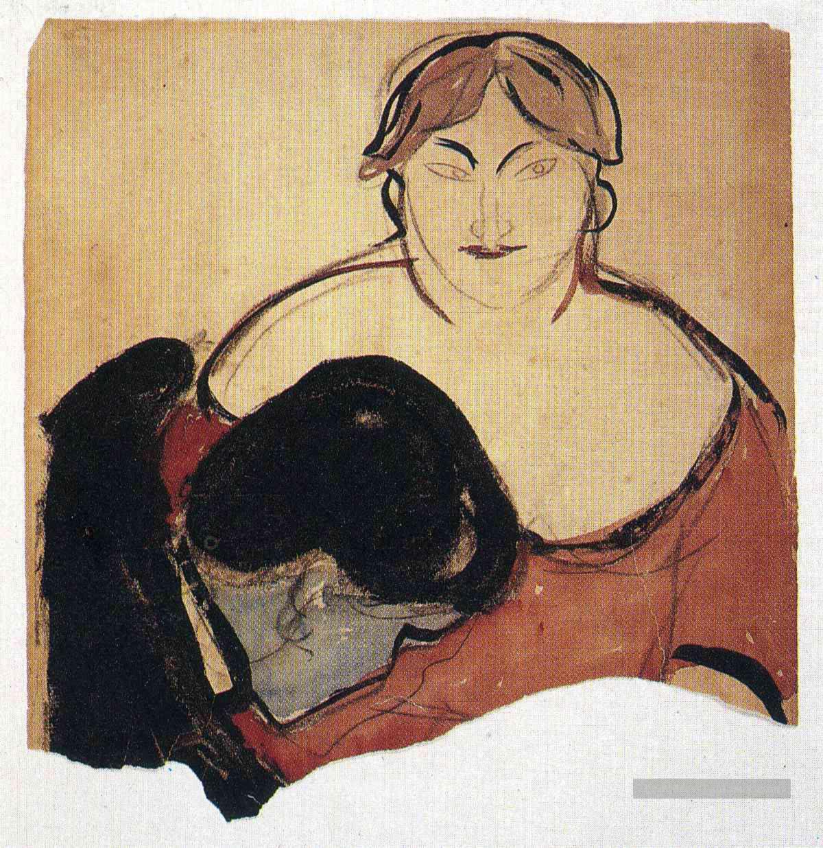 jeune homme et prostituée 1893 Edvard Munch Peintures à l'huile